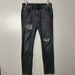 JOES Classic Gray‎ Skinny Slim Fit Distresed Casual Mens Jeans Size 34x34